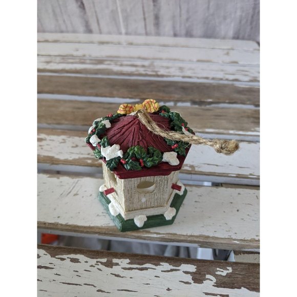 Dept 56 birdhouse ornament Xmas holiday tree - Picture 1 of 8